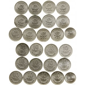 Polska, zestaw 12 monet, Warszawa