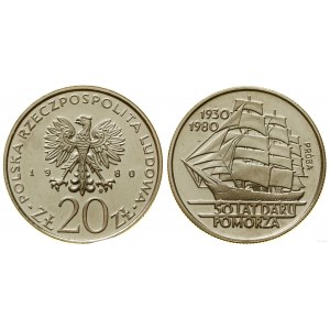 Polska, 20 złotych, 1980, Warszawa