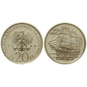 Poland, 20 zloty, 1980, Warsaw