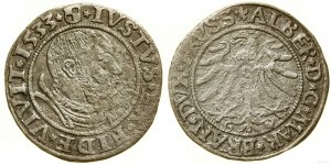 Prusy Książęce (1525-1657), grosz, 1533, Królewiec