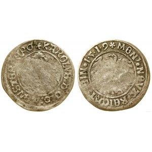 Silesia, white penny, 1519, Zloty Stok