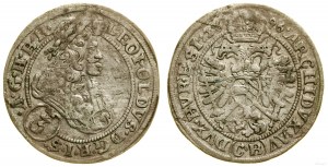 Silesia, 3 krajcars, 1696 CB, Brzeg
