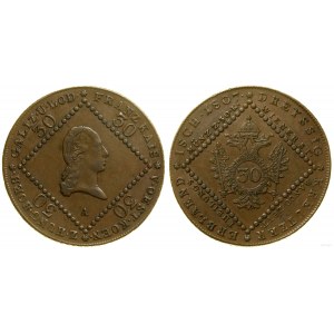 Rakúsko, 30 krajcars, 1807 A, Viedeň