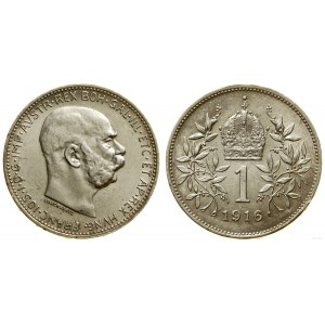 Austria, 1 korona, 1916, Wiedeń