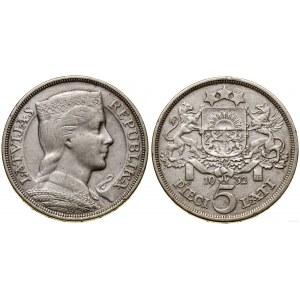 Lotyšsko, 5 lats, 1932, Londýn