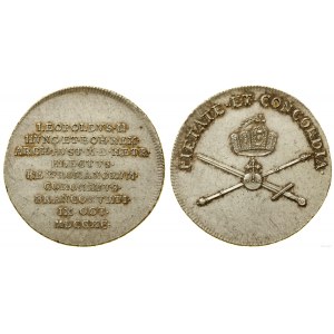 Niemcy, odbitka w srebrze 1 1/4 dukata (żeton koronacyjny), 1790, Frankfurt