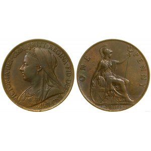 United Kingdom, 1 pence, 1900, London