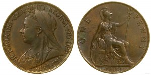 United Kingdom, 1 pence, 1900, London