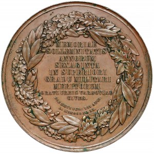 Medal, Fiodor Berg, 60-lecie służby 1872 - bardzo rzadki