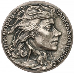 Medal SREBRO Tadeusz Kościuszko 1746-1946 (F. Kalfas)
