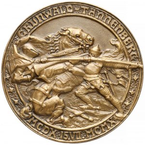 Medal, 500. rocznica Bitwy pod Grunwaldem 1910 STARŁ ŁEB HYDRZE TEUTOŃSKIEJ