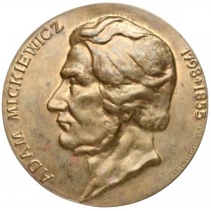 Einseitige Medaille, Adam Mickiewicz 1908