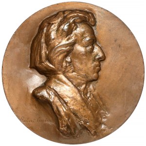 Fryderyk Chopin 1810-1849, Medal w 100-lecie śmierci (Coutin)