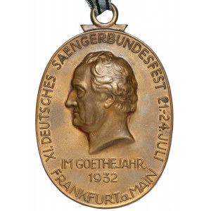 Niemcy, Medal owalny XI Festiwalu Piosenki w roku Goethego, Frankfurt a.M 1932 