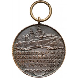 Medal, Oswobodzenie Krakowa 1918