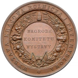Medal nagrodowy Wystawa Krajowa Rolnicza... Kraków 1887 (Pittner)