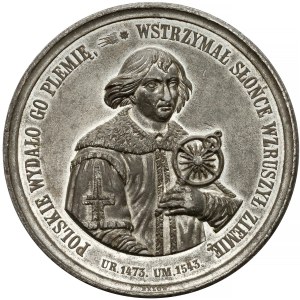 Medal 400-lecie urodzin Mikołaja Kopernika 1873