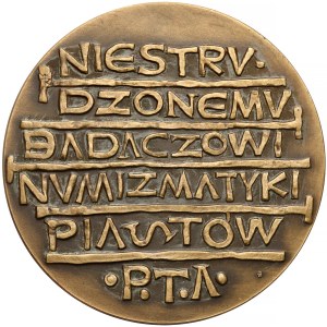 Medal, Zygmunt Zakrzewski / Badacz Numizmatyki Piastów 1968 r.