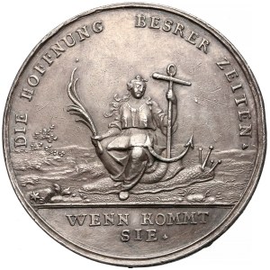 Schlesien, Medaille 1707 auf den Altranstädter Vertrag und die erhoffte Religionsfreiheit (Müller)