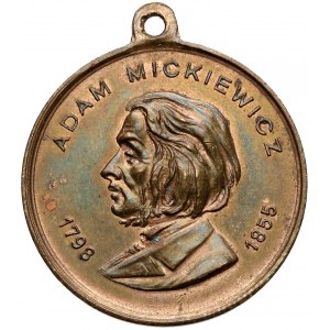 Medal, Odsłonicie Pomnika Mickiewicza Lwów 1904