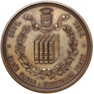 Medal, Emeryk Hrabia Hutten-Czapski 1896 - rzadki