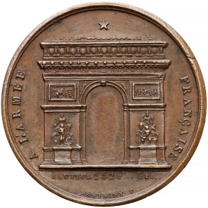 Francja, Napoleon Bonaparte i Ludwik Filip, Medal 1836 (Montagny)