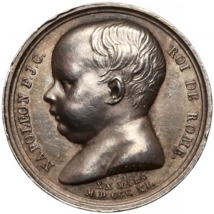 Francja, Medalik (Ø15mm) Napoleon - Narodziny Króla Rzymu 1811