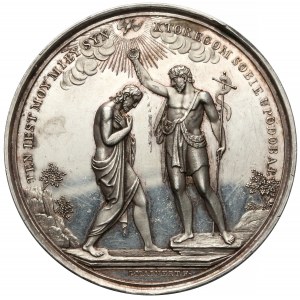 Medal chrzcielny, TEN IEST MOY... (50mm), Majnert 1835