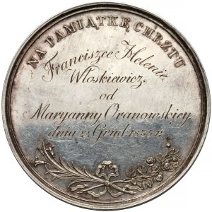 Medal chrzcielny, TEN IEST MOY... (50mm), Majnert 1835