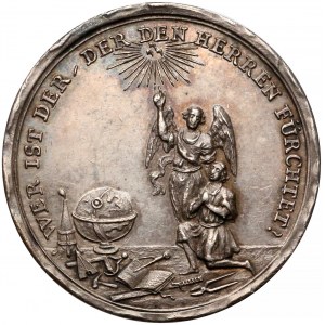 Deutschland, Religious Medal 18th Century, Psalm 25 