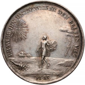 Deutschland, Religious Medal 18th Century, Psalm 25 