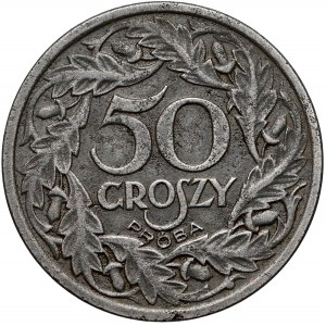 Próba ŻELAZO 50 groszy 1938 - rzadkość 