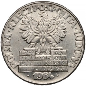 Próba NIKIEL 10 złotych 1964 Nowa Huta Płock Turoszów