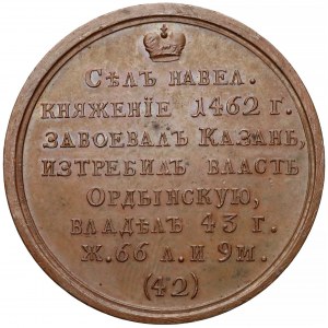 Rosja, Medal SUITA (42) Iwan III Srogi 1462-1505