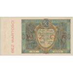 WZÓR 50 złotych 1925 - Ser.A - PMG 66 EPQ