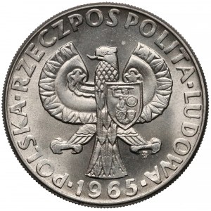 Próba NIKIEL 10 złotych 1965, 700 lat Warszawy