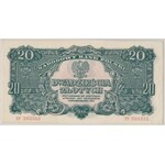 20 złotych 1944 ...owe - YY - PMG 63