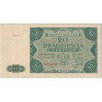 20 złotych 1947 - Ser.C - PMG 63 EPQ