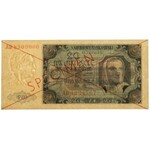 SPECIMEN 20 złotych 1948 - AD - PMG 65