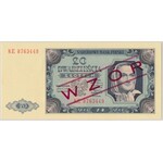 WZÓR kolekcjonerski 20 złotych 1948 - KE - PMG 66 EPQ