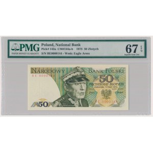 50 złotych 1975 - BE 0000144 - PMG 67 EPQ