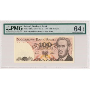 100 złotych 1975 - AA - PMG 64 EPQ
