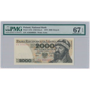 2.000 złotych 1979 - AG - PMG 67 EPQ