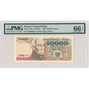 50.000 złotych 1993 - T - PMG 66 EPQ