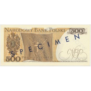 500 złotych 1974 - A 0000000 - WZÓR / SPECIMEN - bez numeru wzoru