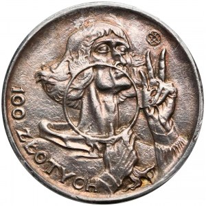 Próba SREBRO 100 złotych 1925 Kopernik - b. rzadkie
