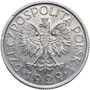 Próba ALUMINIUM 1 złoty 1929 - Kotarbińskiego - b. rzadka