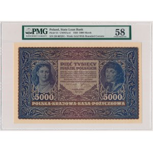 5.000 mkp 02.1920 - II Serja B - PMG 58