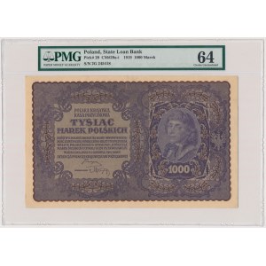 1.000 mkp 08.1919 - II Serja G - PMG 64 