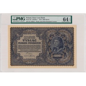 1.000 mkp 08.1919 - III Serja U - PMG 64 EPQ